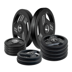 Kit 50kg Anilhas Olímpicas Profissionais Vulcanizadas Envolst