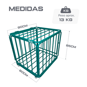 Carrinho para Bolas em Aço para Armazenamento e Transporte Velden