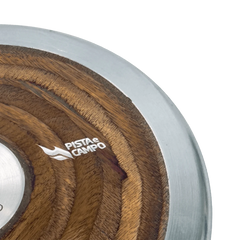 Disco de aço e madeira 3kg Pista e Campo