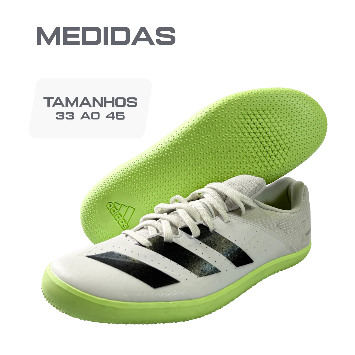 Sapatilha de atletismo para arremesso e lançamentos Throwstar Adidas