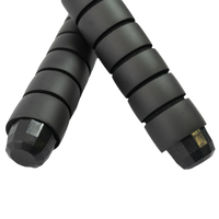 Corda de pular com rolamento 4mm 2,65m Envolst - Preto