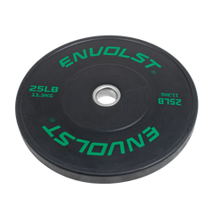 Anilha Olímpica Bumper para Crossfit e LPO 25Lb Envolst