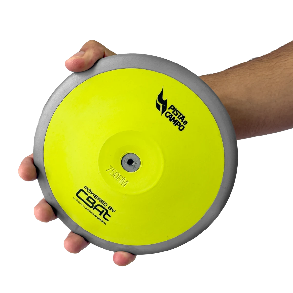 Disco de atletismo de aço e ABS 0,75kg Powered by CBAt