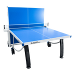 Mesa de tenis de mesa de aco e fibra ACP outdoor azul com rede S8022