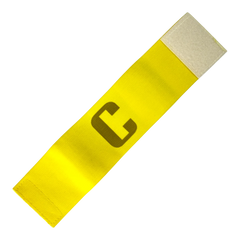 Bracelete braçadeira para capitão com velcro premium Velden - Amarelo