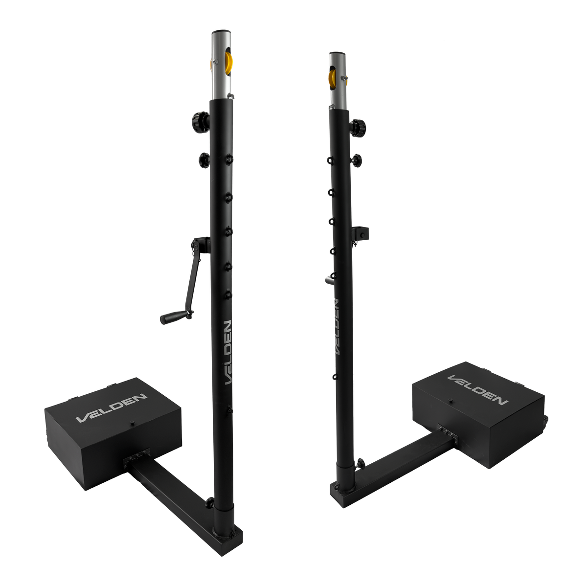 Par de postes móveis de tênis, badminton e voleibol Pista e Campo