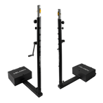 Par de postes móveis de tênis, badminton e voleibol Pista e Campo