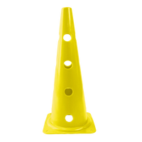 Cone plástico de agilidade furado 50cm Velden - Amarelo