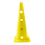 Cone plástico de agilidade furado 50cm Velden - Amarelo