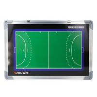 Quadro tático magnético de alumínio com acessórios 45x30 Pista e Campo - Handebol