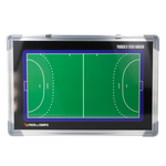 Quadro tático magnético de alumínio com acessórios 45x30 Pista e Campo - Handebol