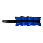 Tornozeleira caneleira em vinilona azul profissional 5kg Envolst - par