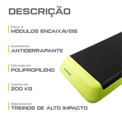 Step Fitness Profissional Ajustável 3 Alturas Envolst
