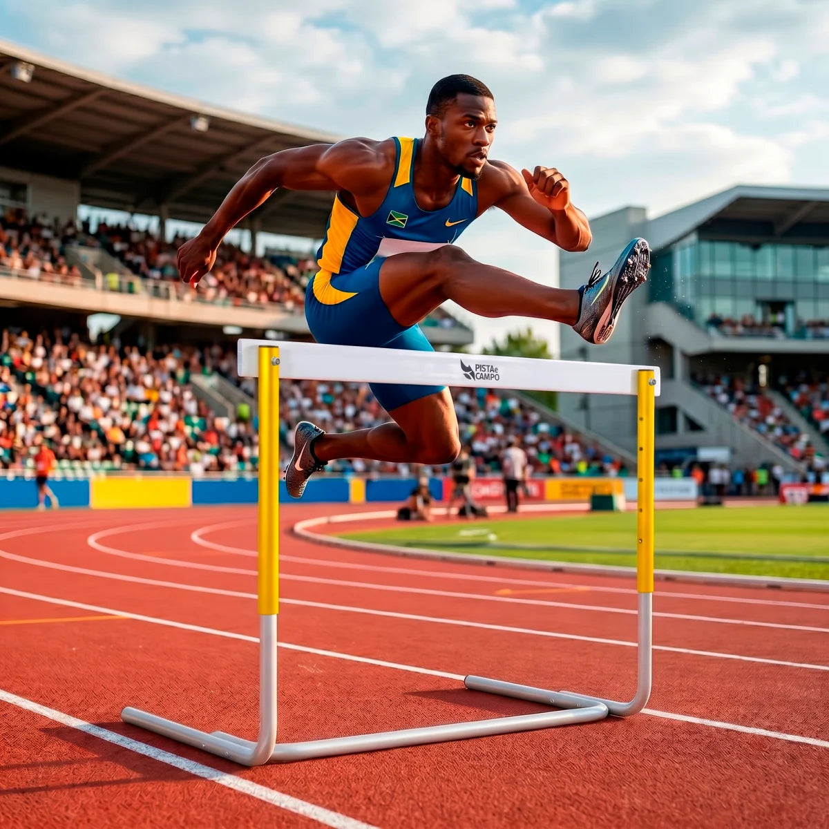 Barreira de atletismo de aço para treinamento Pista e Campo