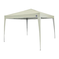 Tenda gazebo dobrável sanfonada de alumínio 3m x 3m Bel Bege