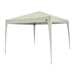 Tenda gazebo dobrável sanfonada de alumínio 3m x 3m Bel Bege