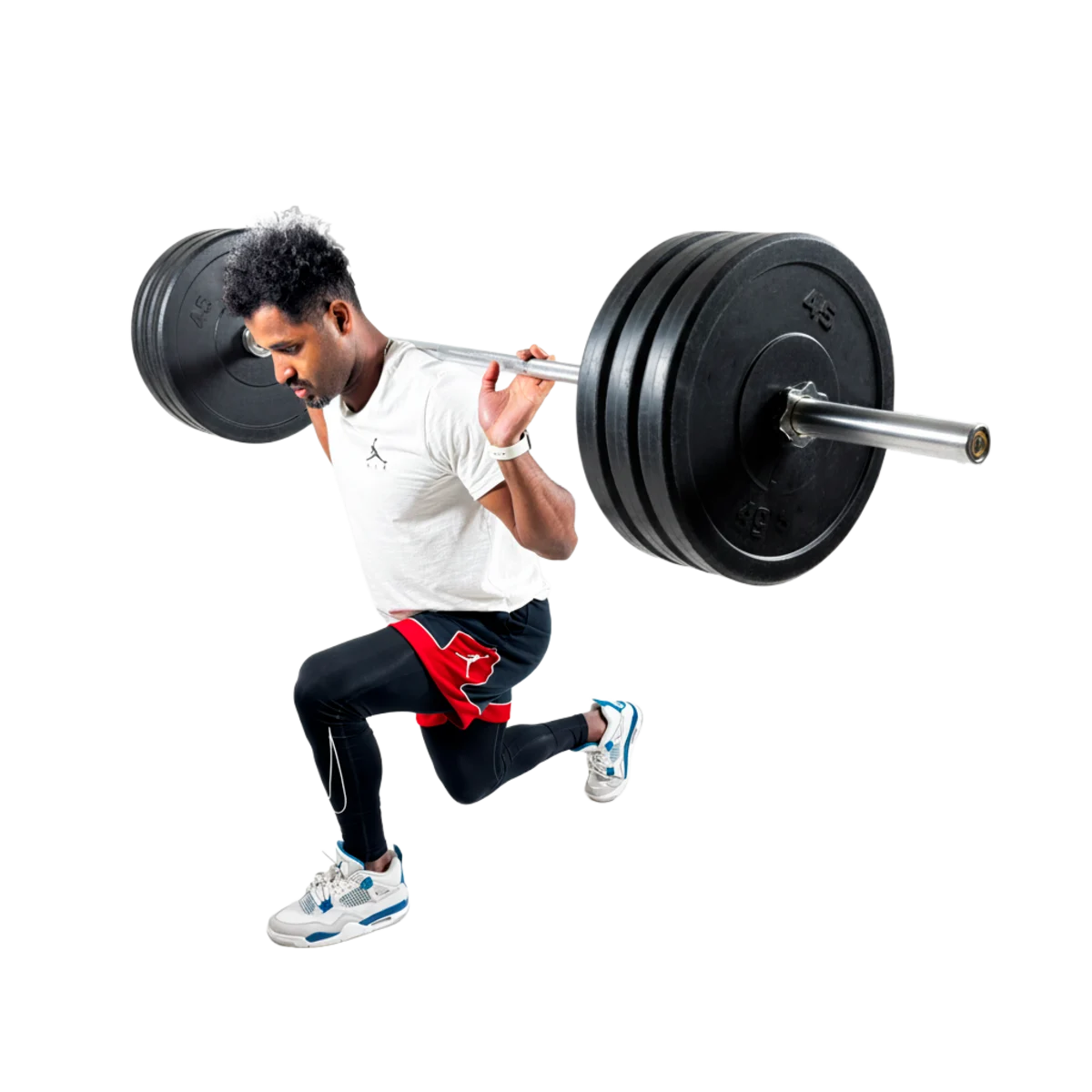 Barra de Musculação Reta 2,20m Maciça 28mm com Rosca Envolst