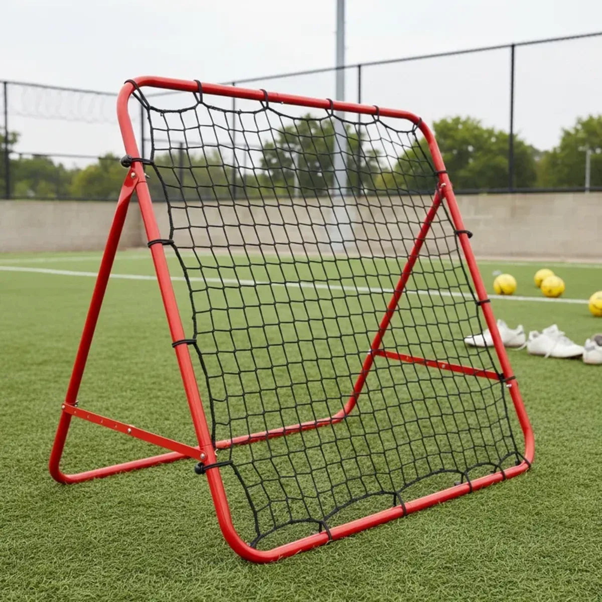 Quadro elástico de aço para retorno de bolas 1x1m Velden