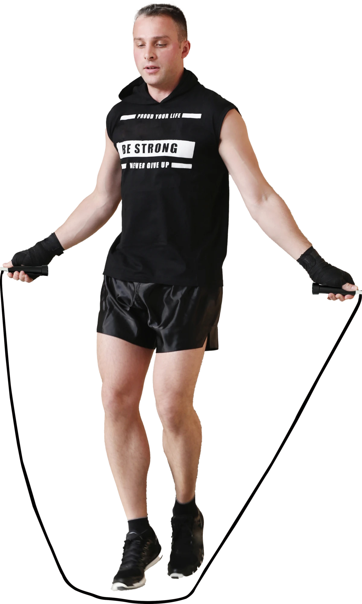Corda de pular de aço revestido de PVC 3m x 2mm Speed Rope Envolst