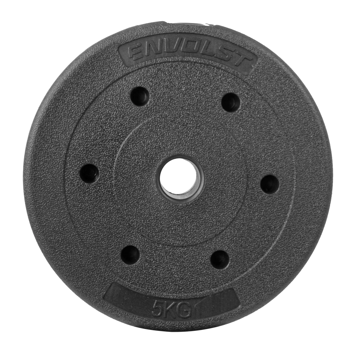 Anilha Emborrachada 5Kg Cement Furo 31mm Envolst
