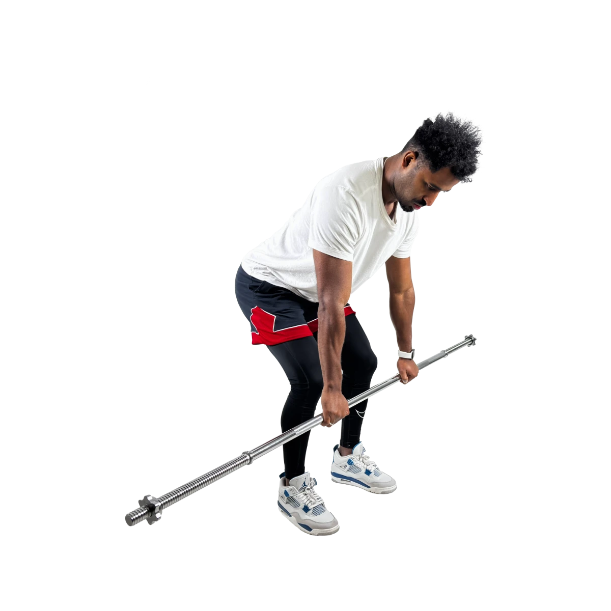 Barra de Musculação Reta 2,00m Maciça 28mm com Rosca Envolst