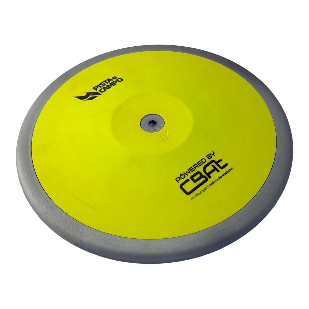 Disco de atletismo de aço e ABS 1Kg Powered by CBAt