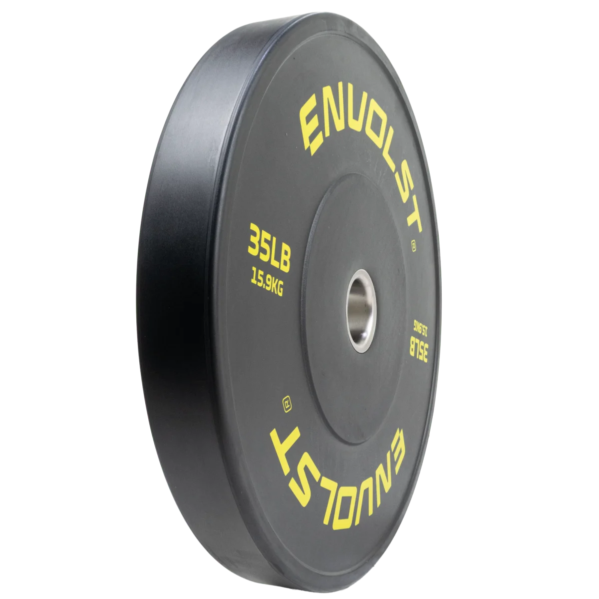Anilha Olímpica Bumper para Crossfit e LPO 35Lb Envolst