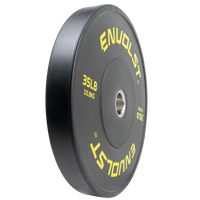 Anilha Olímpica Bumper para Crossfit e LPO 35Lb Envolst
