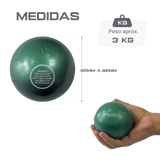 Peso de ferro 3kg Pista e Campo