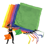 Bandeiras de tecido para malabarismo (swing flags) Pista e Campo - cnj com 6 und