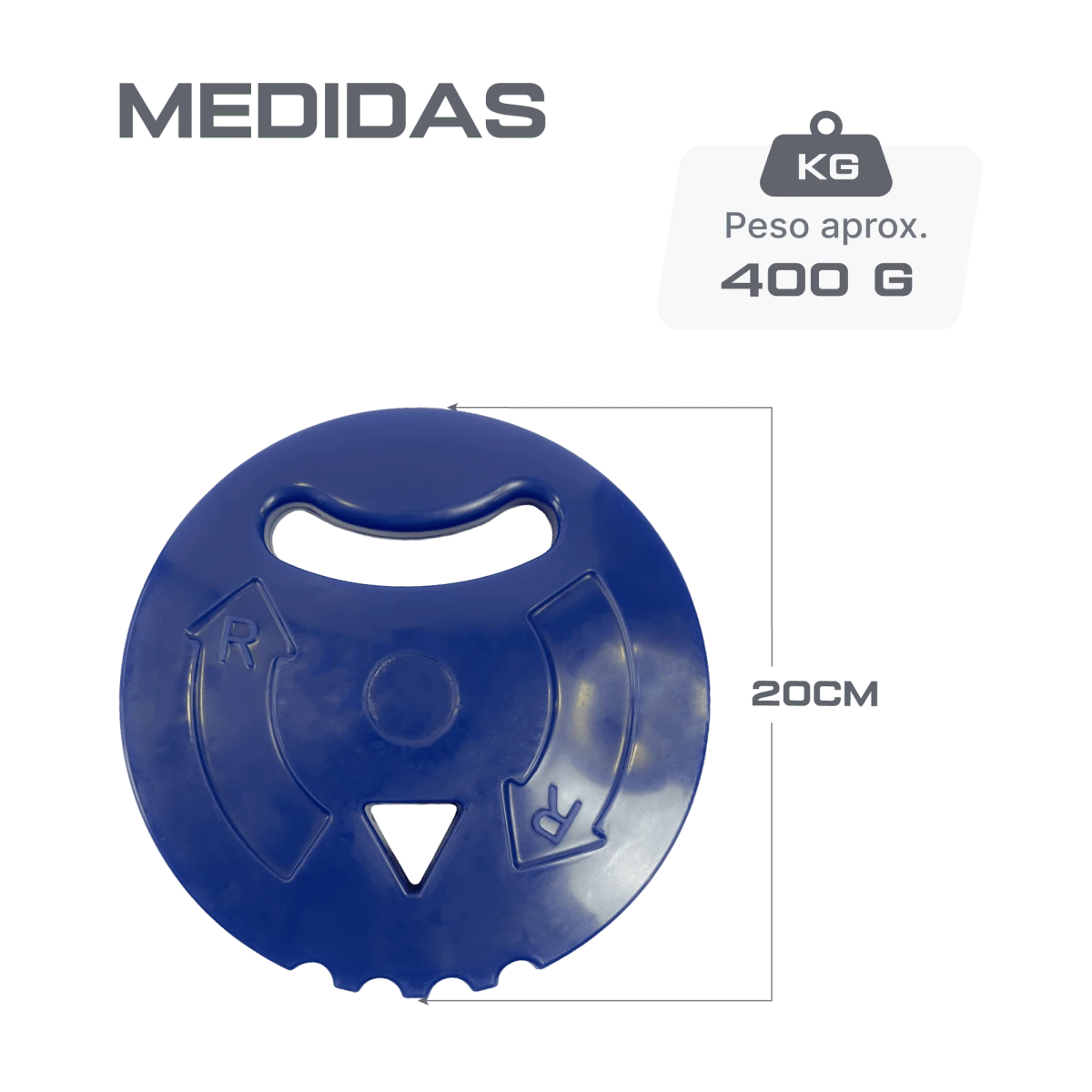 Implemento de atletismo multimodalidade infantil 400g Pista e Campo