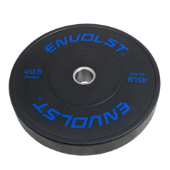 Anilha Olímpica Bumper para Crossfit e LPO 45Lb Envolst