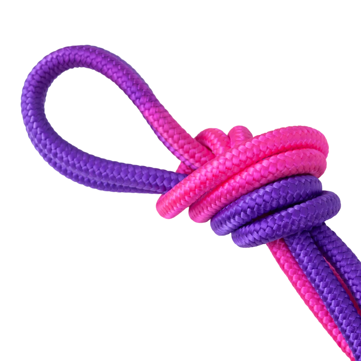 Corda Oficial Ginástica Rítmica 3m Gracios - Roxo e Rosa