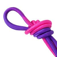 Corda Oficial Ginástica Rítmica 3m Gracios - Roxo e Rosa
