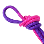 Corda Oficial Ginástica Rítmica 3m Gracios - Roxo e Rosa