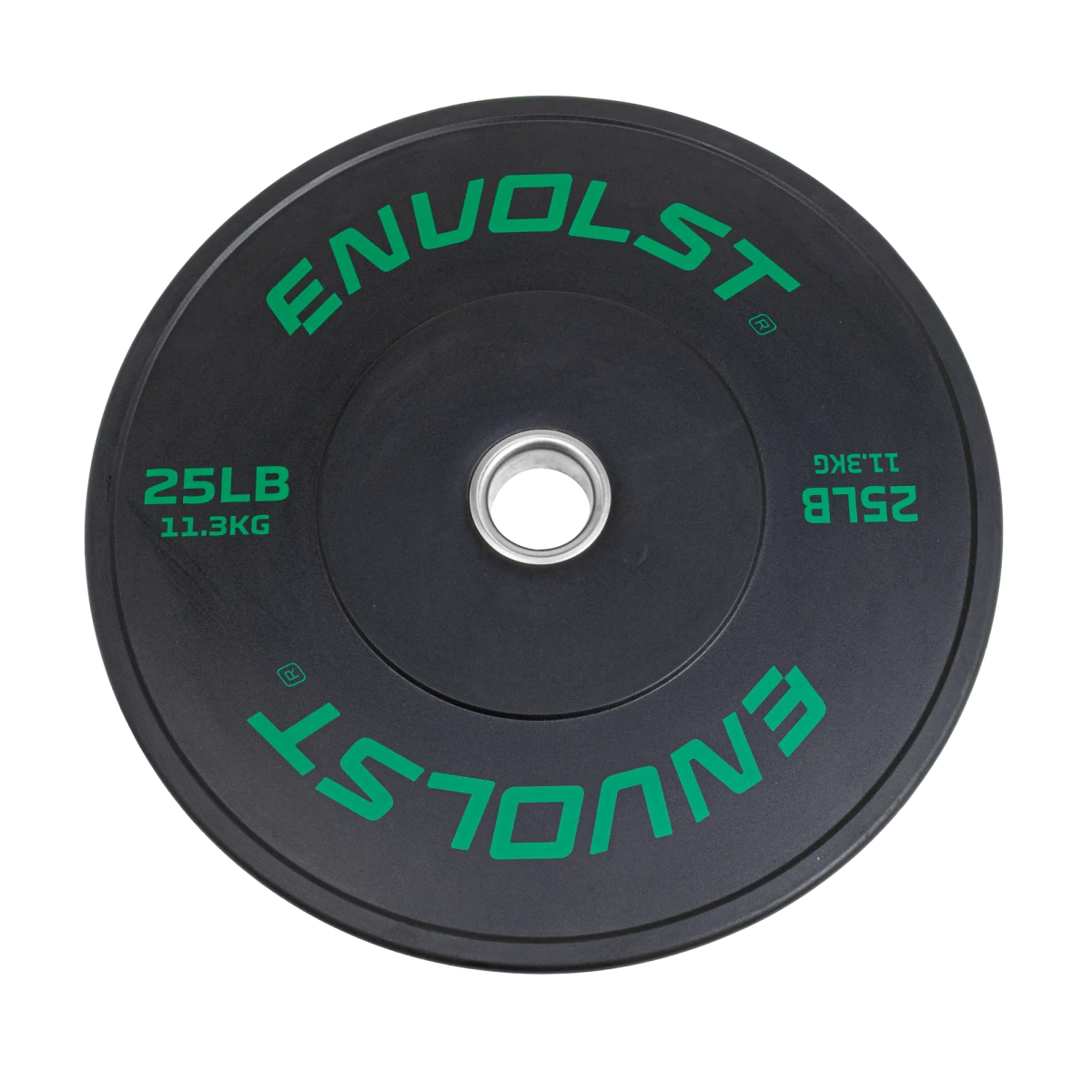Anilha Olímpica Bumper para Crossfit e LPO 25Lb Envolst