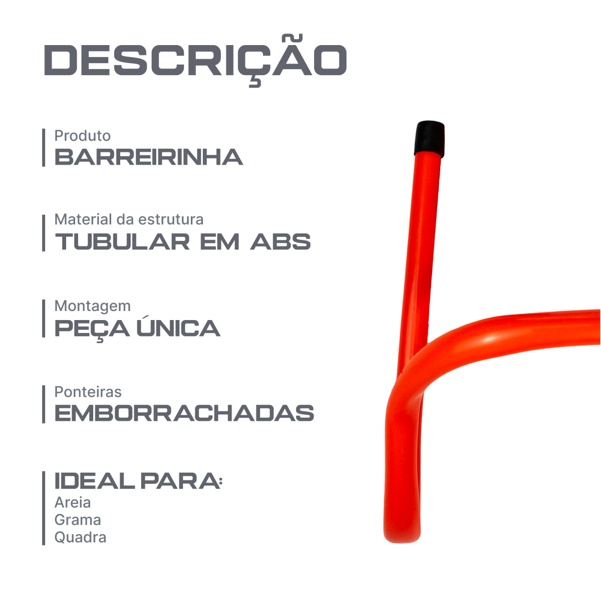 Barreirinha 25cm Laranja