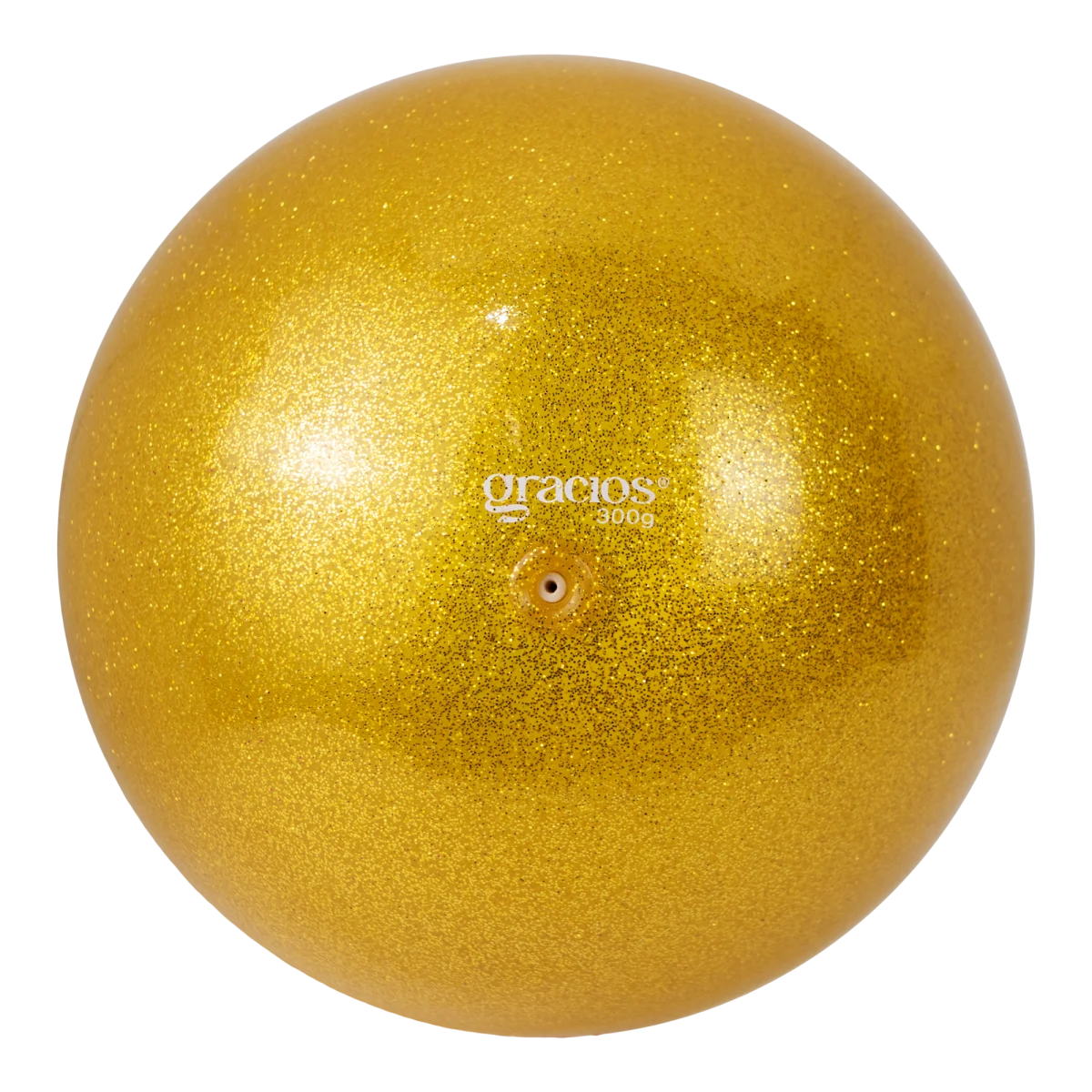 Bola Ginástica Rítmica Oficial 300g Glitter Gracios - Roxo