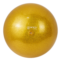 Bola Ginástica Rítmica Oficial 300g Glitter Gracios - Roxo