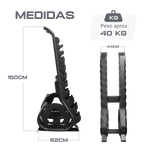Suporte Expositor Vertical para 10 Pares de Dumbbells Envolst