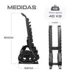 Suporte Expositor Vertical para 10 Pares de Dumbbells Envolst