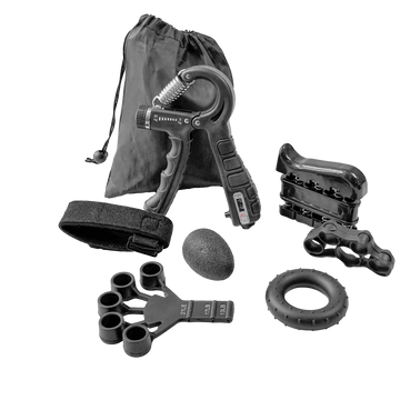 Kit com 6 itens para fortalecimento de dedos, mãos e punhos Envolst