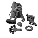 Kit para exercícios de fortalecimento de dedos, mãos e punho Envolst - Cor: Preto