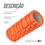 Rolo de Massagem e Liberação Miofascial Foam Roller Envolst - Preto