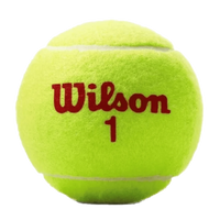 Bolinha/bola de tênis de campo estágio 3 (vermelha 75%) iniciantes Wilson US Open - tubo com 3 und