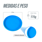 Frisbee de plástico adulto 27cm 175g ultimate disc Pista e Campo - Azul