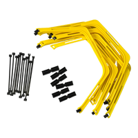 Arco plano Barreira Hexagonal - cnj 6 pcs