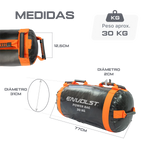 Power sand bag para treinamento funcional 30kg Envolst