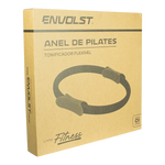 Anel de Pilates Tonificador Flexível Envolst - Verde e Cinza