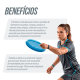 Frisbee de plástico adulto 27cm 175g ultimate disc Pista e Campo - Azul